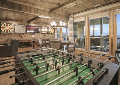 Sevierville cabin with a Kicker Foosball table